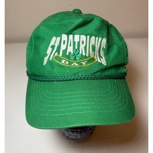Vintage Savannah, GA St. Patricks Day Snapback Rope Hat | Green